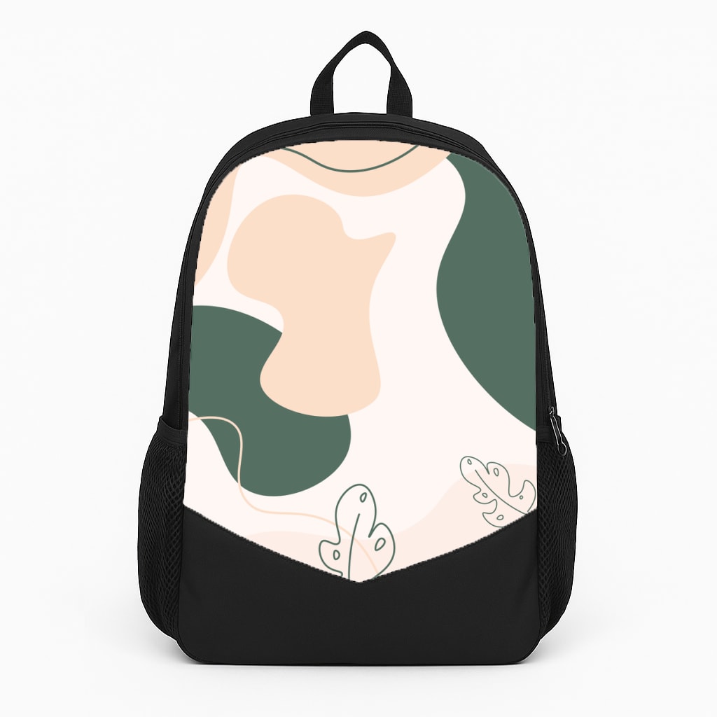 Abstract Leafs - Floral Backpack