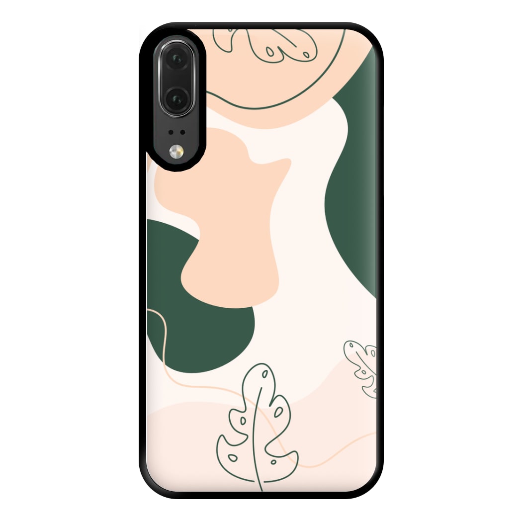 Abstract Leafs - Floral Phone Case for Huawei P20