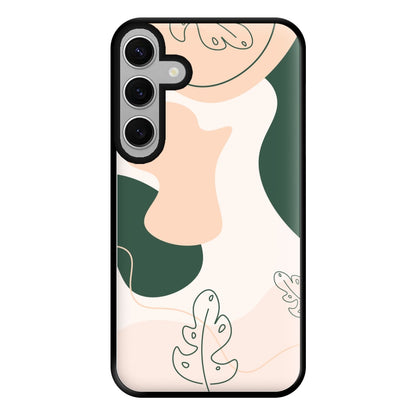 Abstract Leafs - Floral Phone Case for Galaxy S24FE