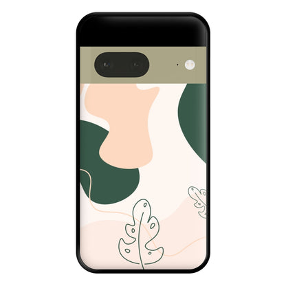 Abstract Leafs - Floral Phone Case for Google Pixel 7a