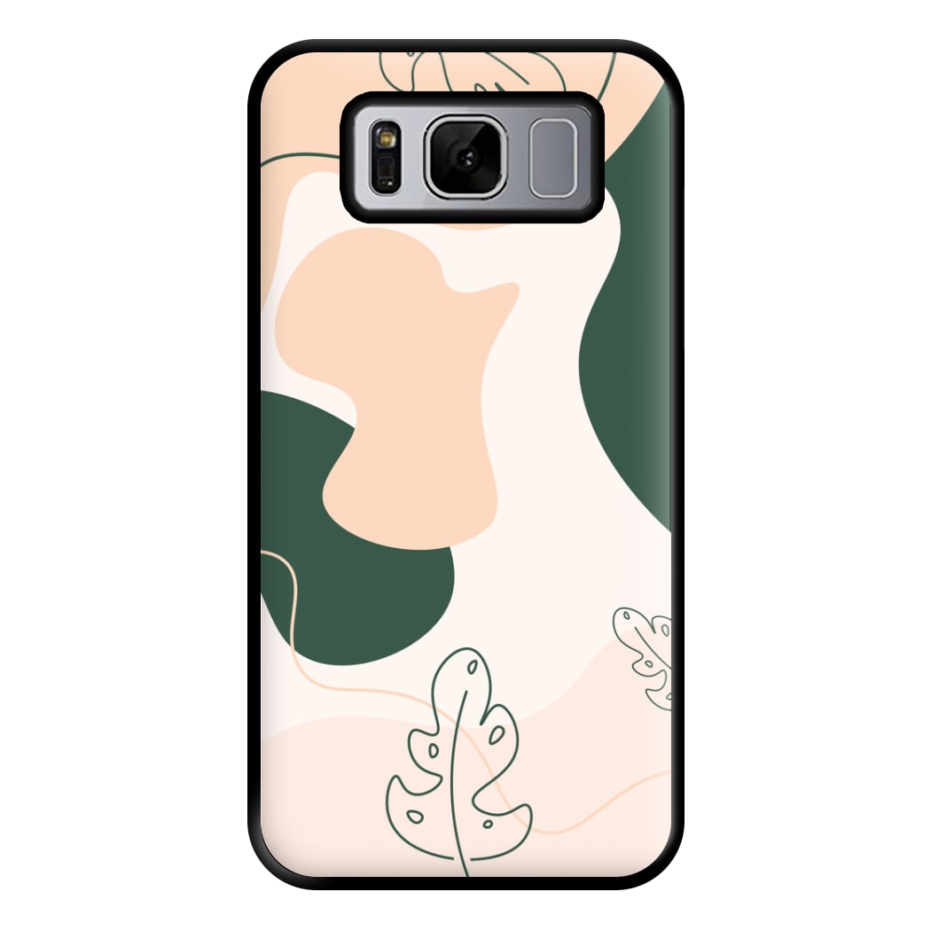 Abstract Leafs - Floral Phone Case for Galaxy S8 Plus