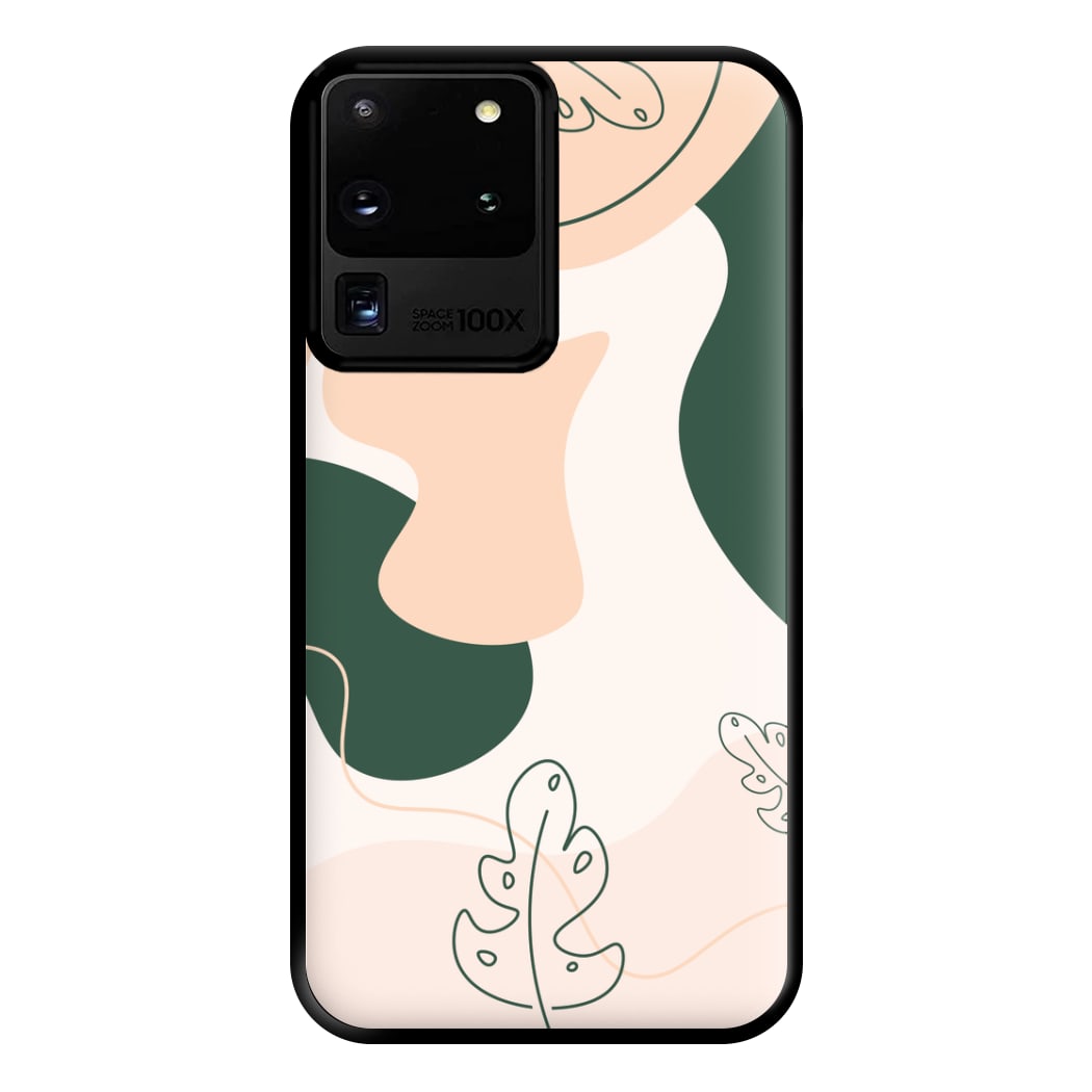 Abstract Leafs - Floral Phone Case for Galaxy S20 Ultra