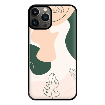 Abstract Leafs - Floral Phone Case for iPhone 13 Pro Max