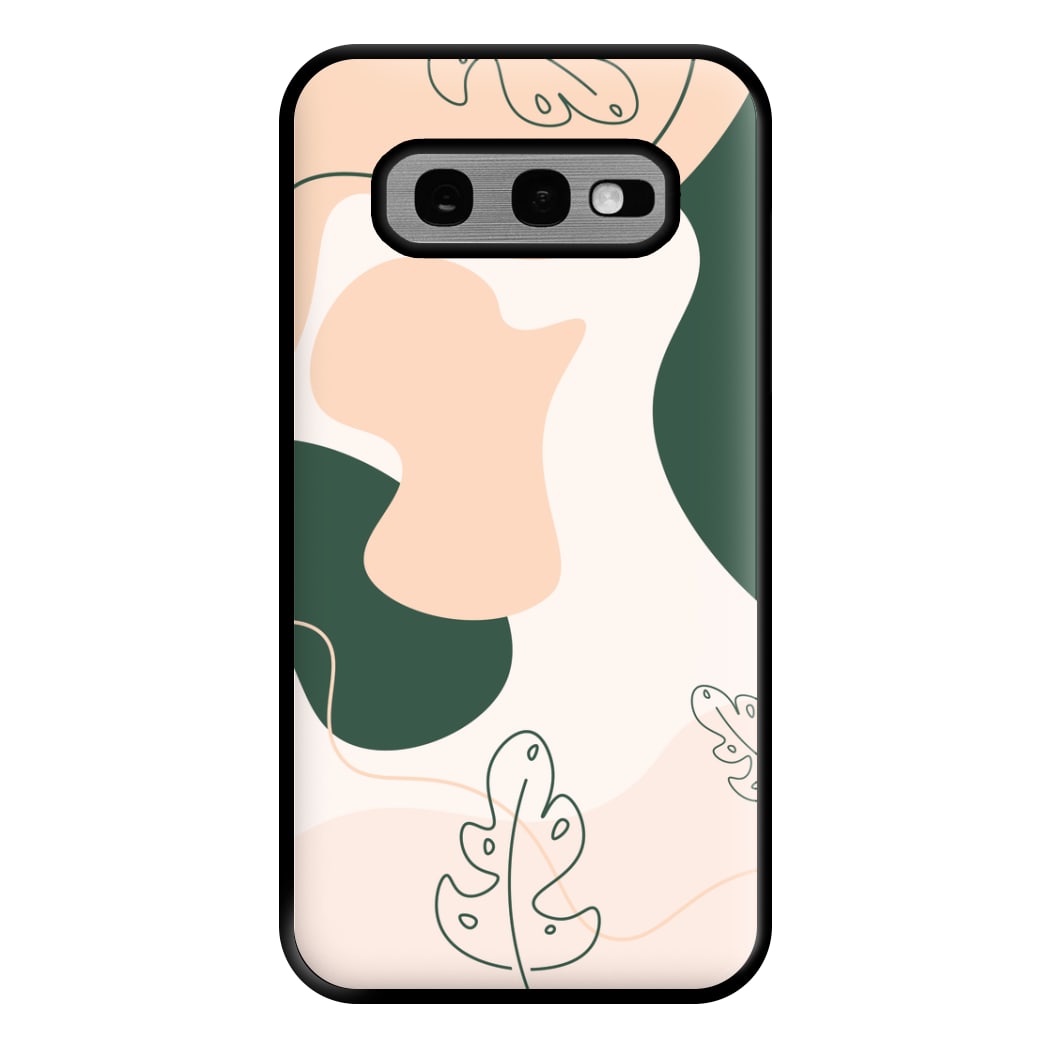 Abstract Leafs - Floral Phone Case for Galaxy S10e