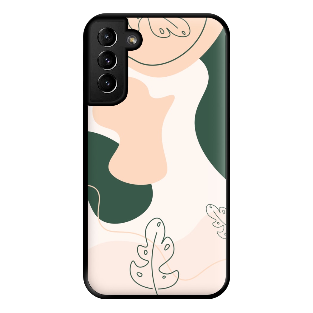 Abstract Leafs - Floral Phone Case for Galaxy S21 Plus