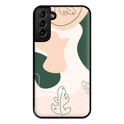 Abstract Leafs - Floral Phone Case for Galaxy S21 Plus