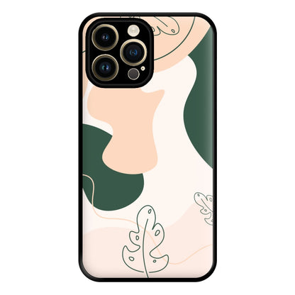 Abstract Leafs - Floral Phone Case for iPhone 14 Pro Max