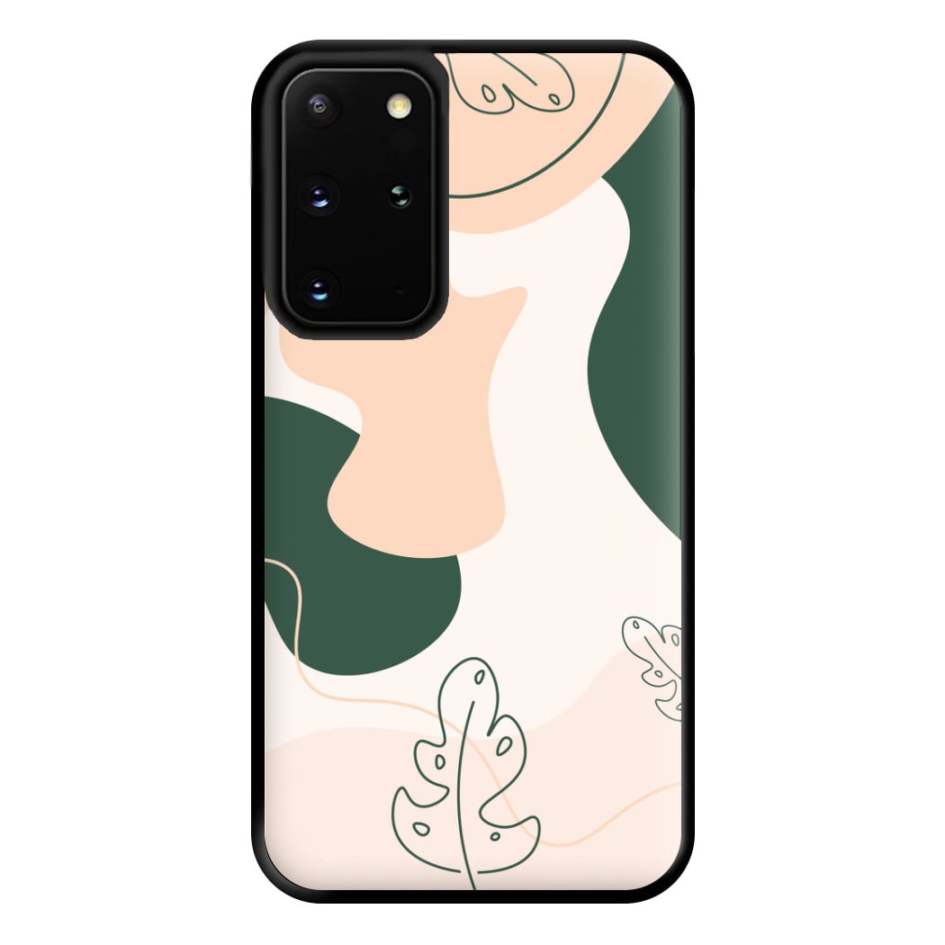 Abstract Leafs - Floral Phone Case for Galaxy S20 Plus