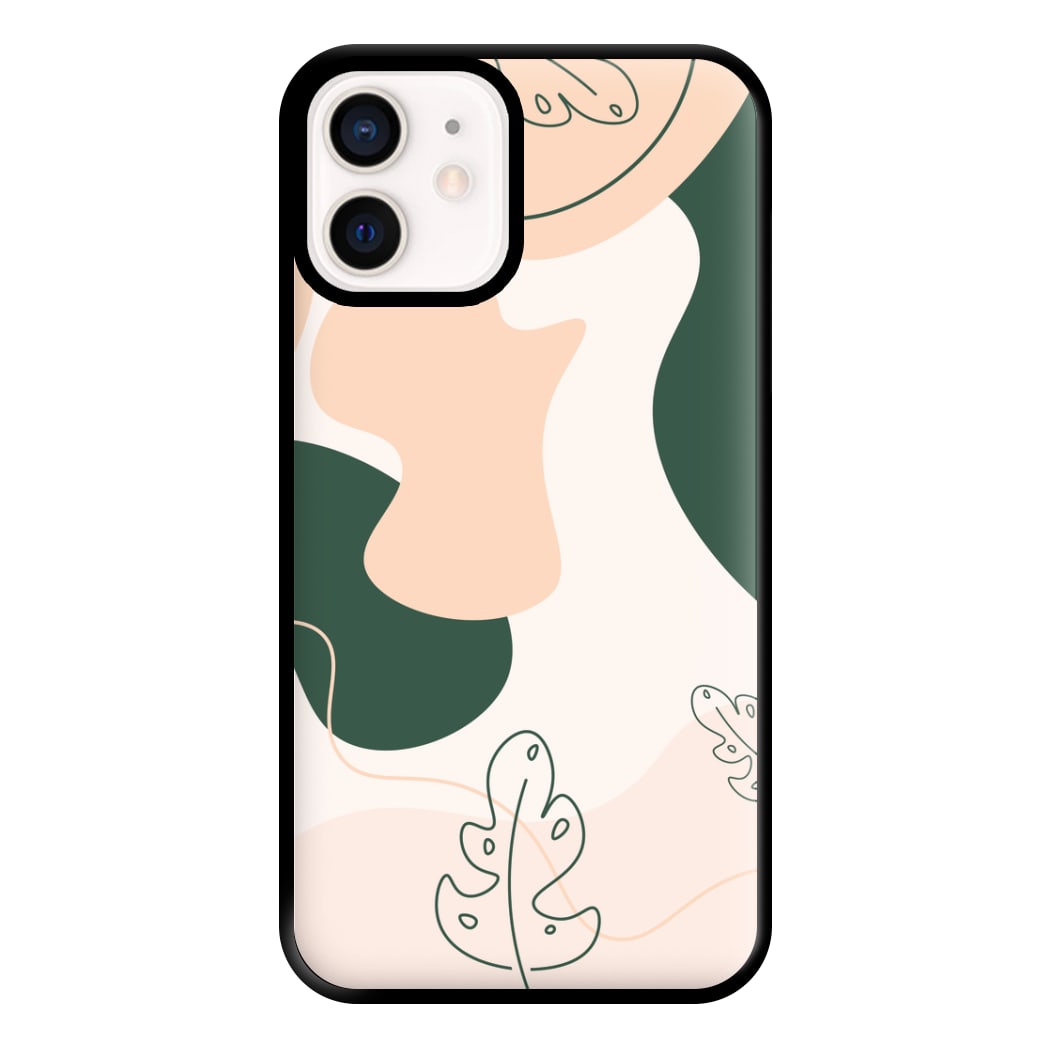 Abstract Leafs - Floral Phone Case for iPhone 12 Mini