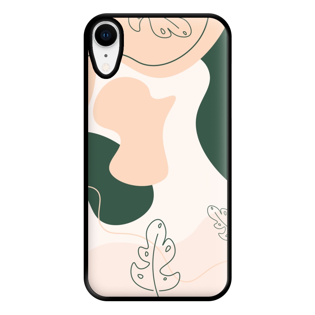 Abstract Leafs - Floral Phone Case for iPhone XR