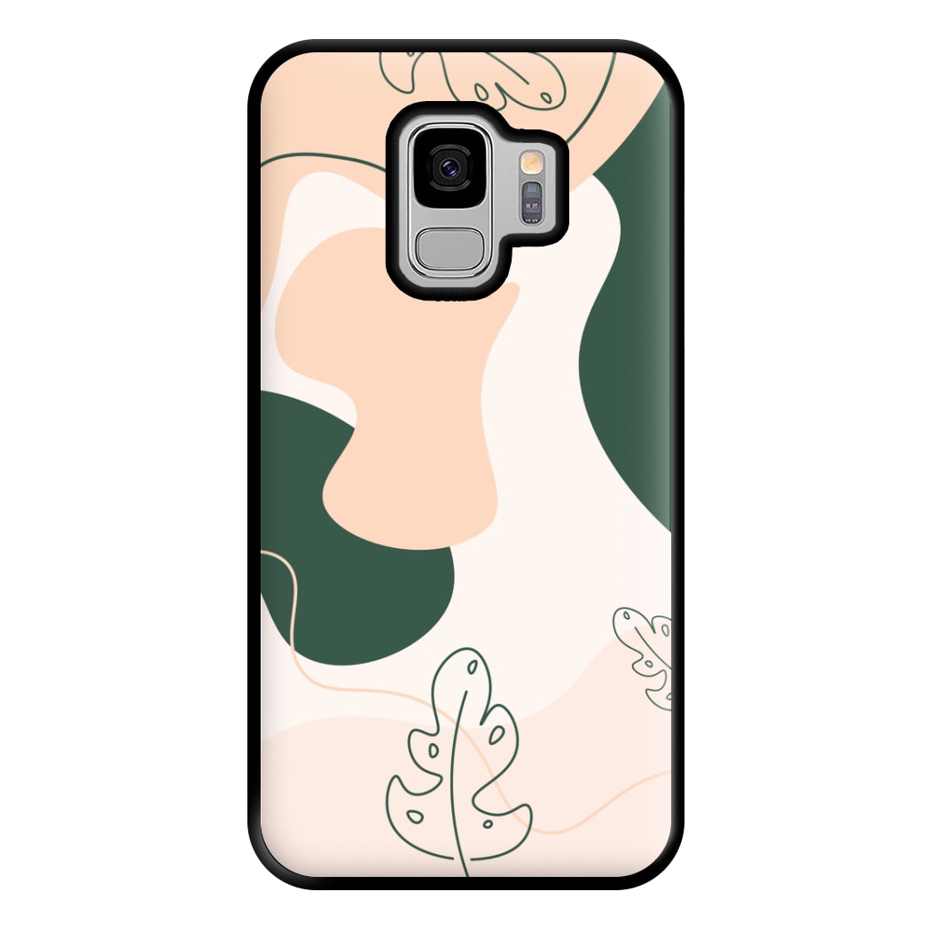 Abstract Leafs - Floral Phone Case for Galaxy S9 Plus