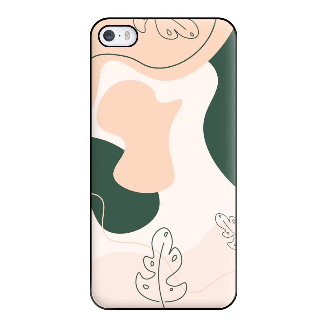 Abstract Leafs - Floral Phone Case for iPhone 5 / 5s / SE 2016