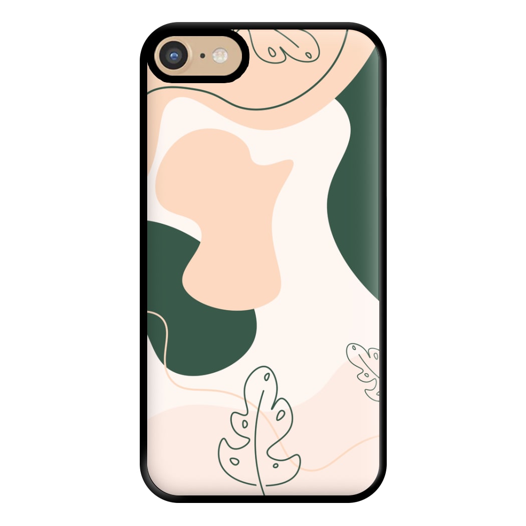 Abstract Leafs - Floral Phone Case for iPhone 6 / 7 / 8 / SE