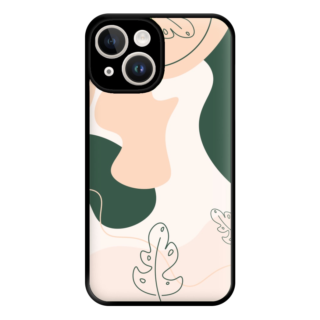 Abstract Leafs - Floral Phone Case for iPhone 14