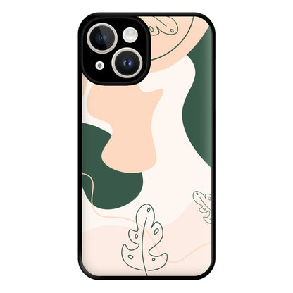 Abstract Leafs - Floral Phone Case for iPhone 14