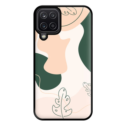 Abstract Leafs - Floral Phone Case for Galaxy A12