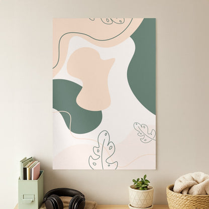 Abstract Leafs - Floral Poster