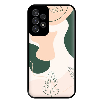 Abstract Leafs - Floral Phone Case for Galaxy A53