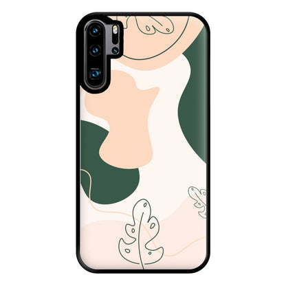 Abstract Leafs - Floral Phone Case for Huawei P30 Pro