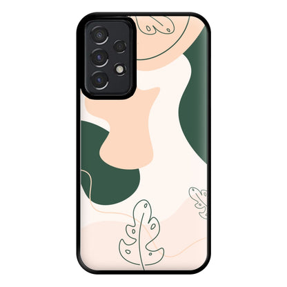 Abstract Leafs - Floral Phone Case for Galaxy A52 / A52s