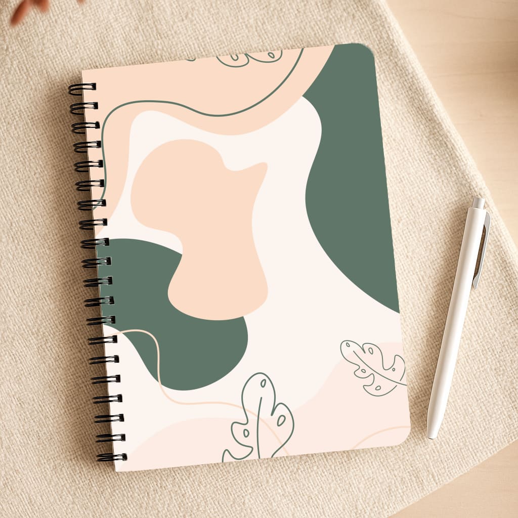 Abstract Leafs - Floral Notepad
