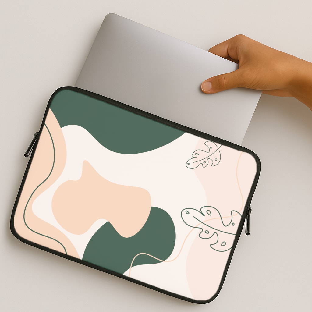 Abstract Leafs - Floral MacBook Case