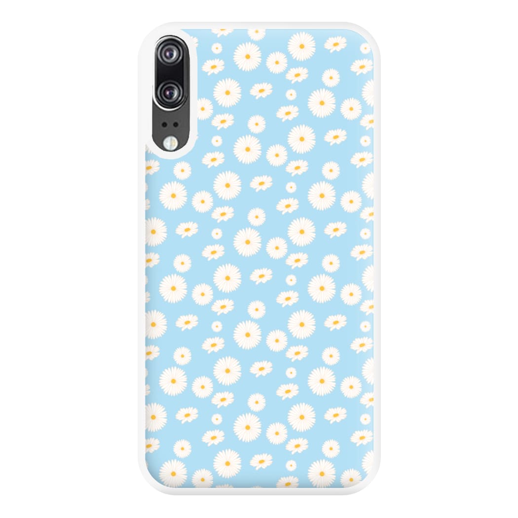 Blue Daisies - Floral Phone Case for Huawei P20