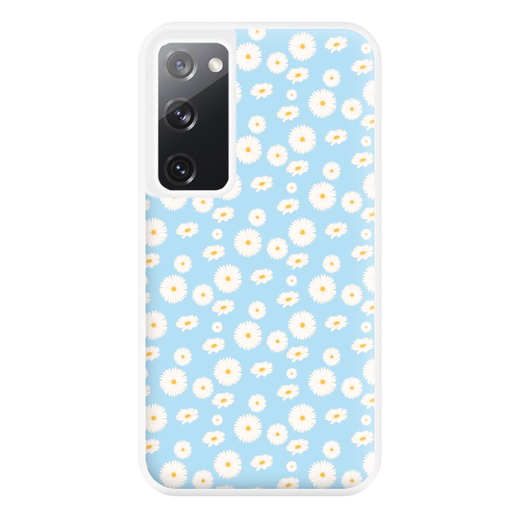 Blue Daisies - Floral Phone Case for Galaxy S20FE