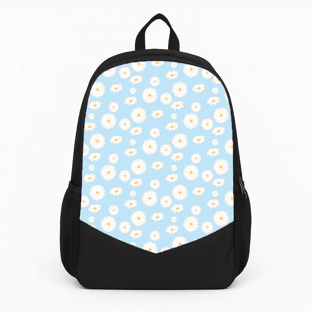 Blue Daisies - Floral Backpack