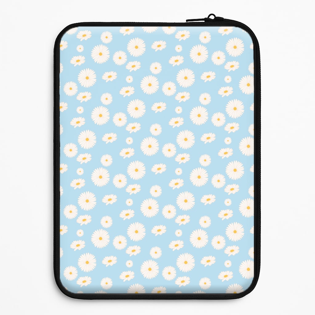 Blue Daisies - Floral Laptop Sleeve