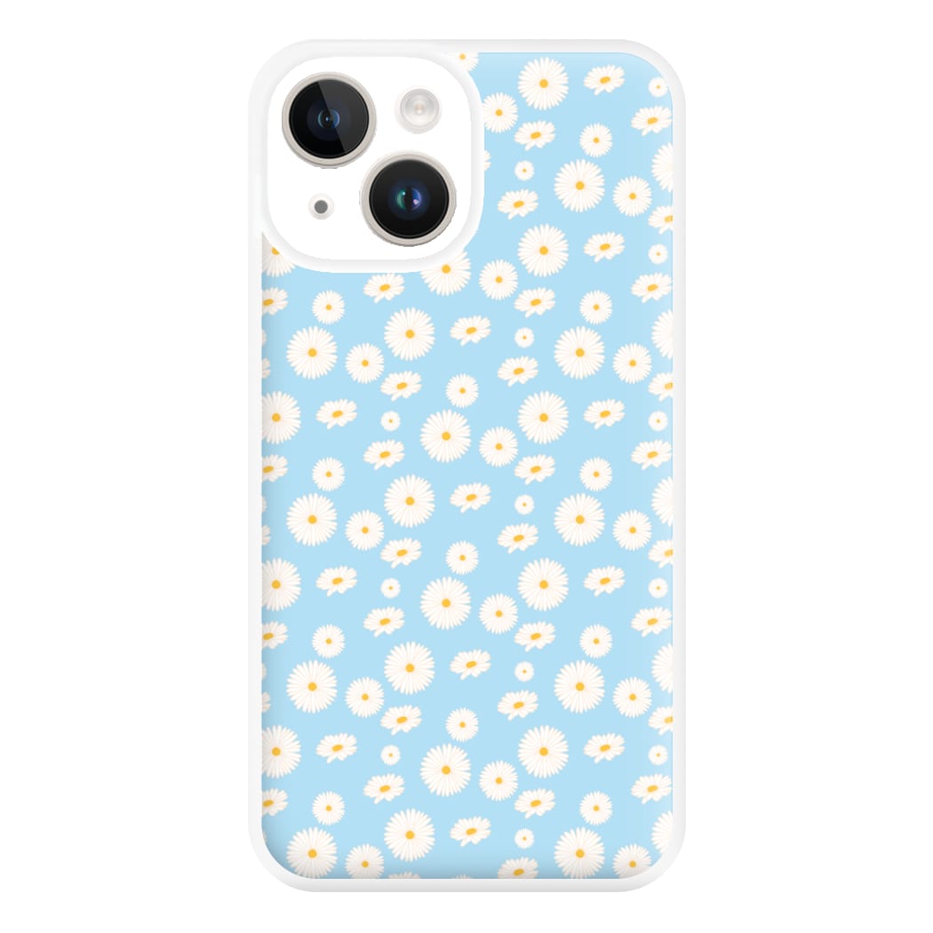 Blue Daisies - Floral Phone Case for iPhone 14