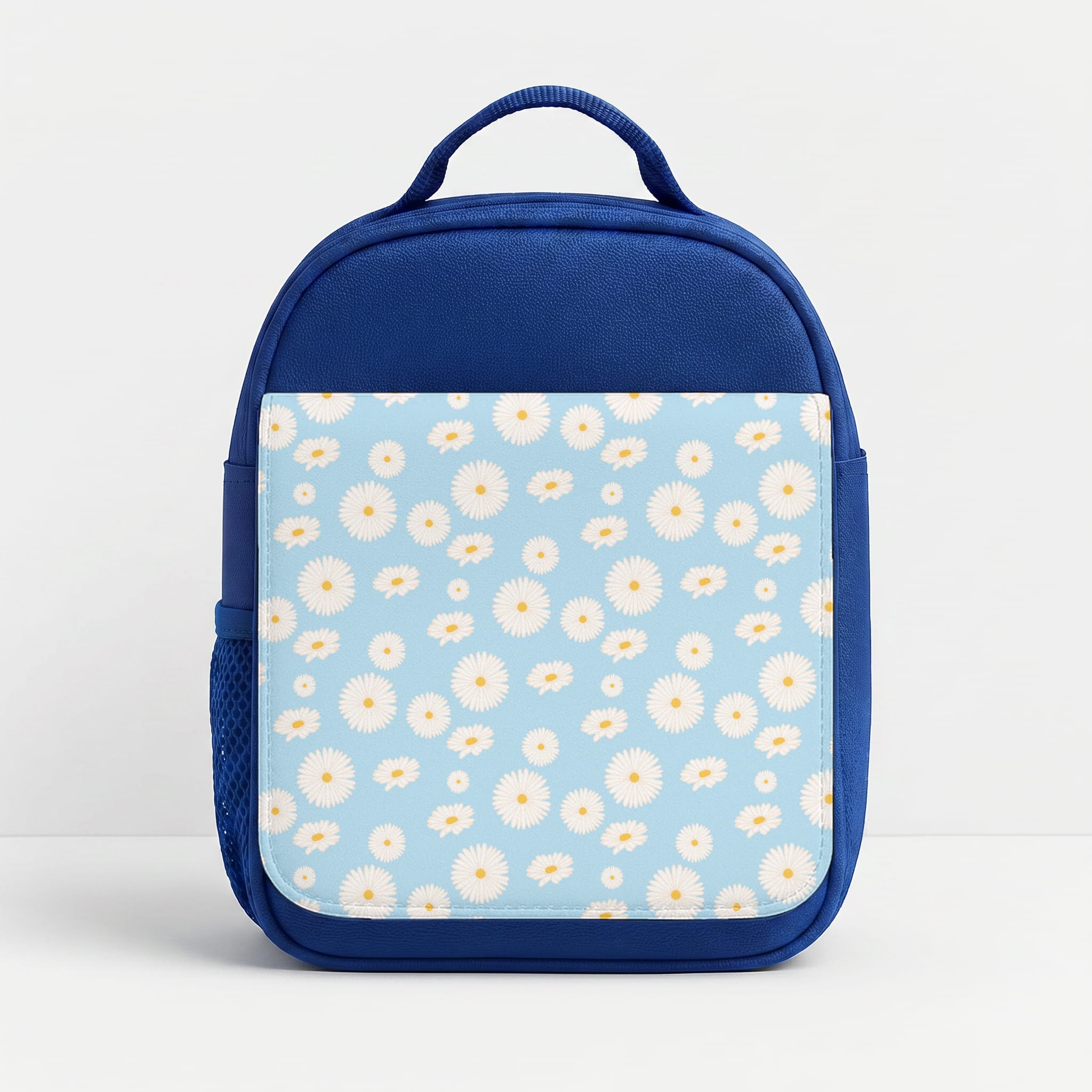 Blue Daisies - Floral Lunchbox - Blue