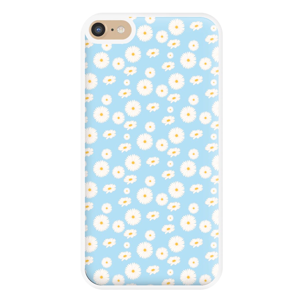 Blue Daisies - Floral Phone Case for iPhone 6 Plus / 7 Plus / 8 Plus