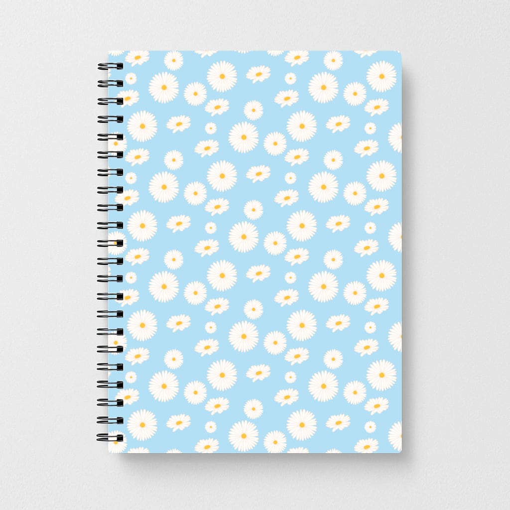 Blue Daisies - Floral Notebook