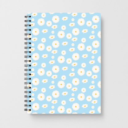 Blue Daisies - Floral Notebook