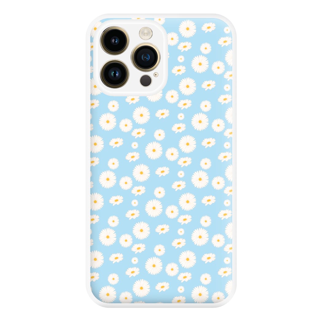 Blue Daisies - Floral Phone Case for iPhone 14 Pro Max