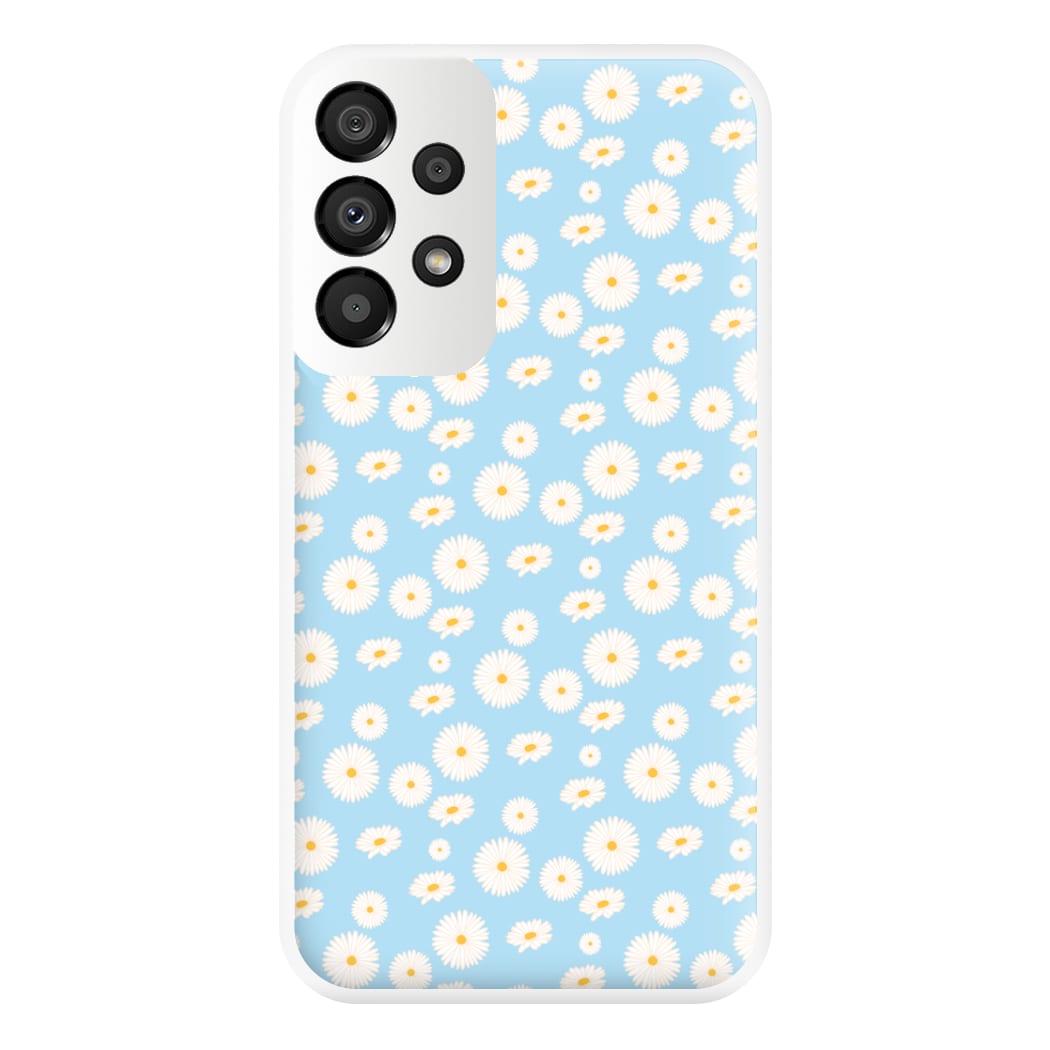 Blue Daisies - Floral Phone Case for Galaxy A33