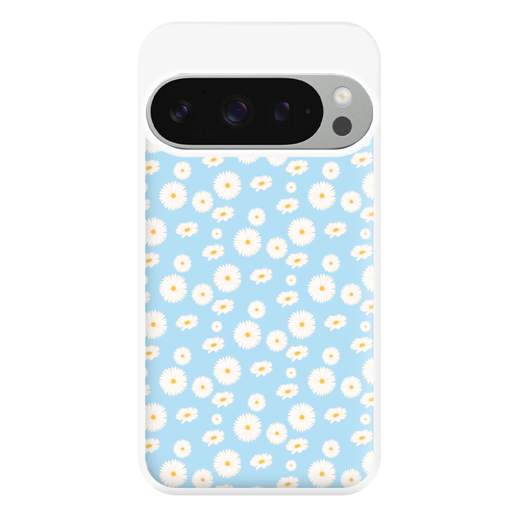 Blue Daisies - Floral Phone Case for Google Pixel 9 Pro XL