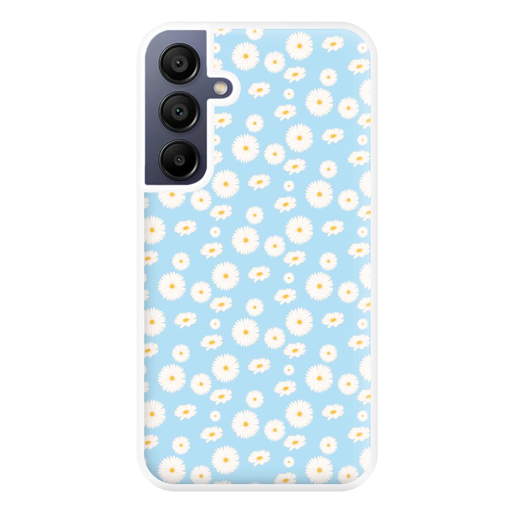 Blue Daisies - Floral Phone Case for Galaxy A16