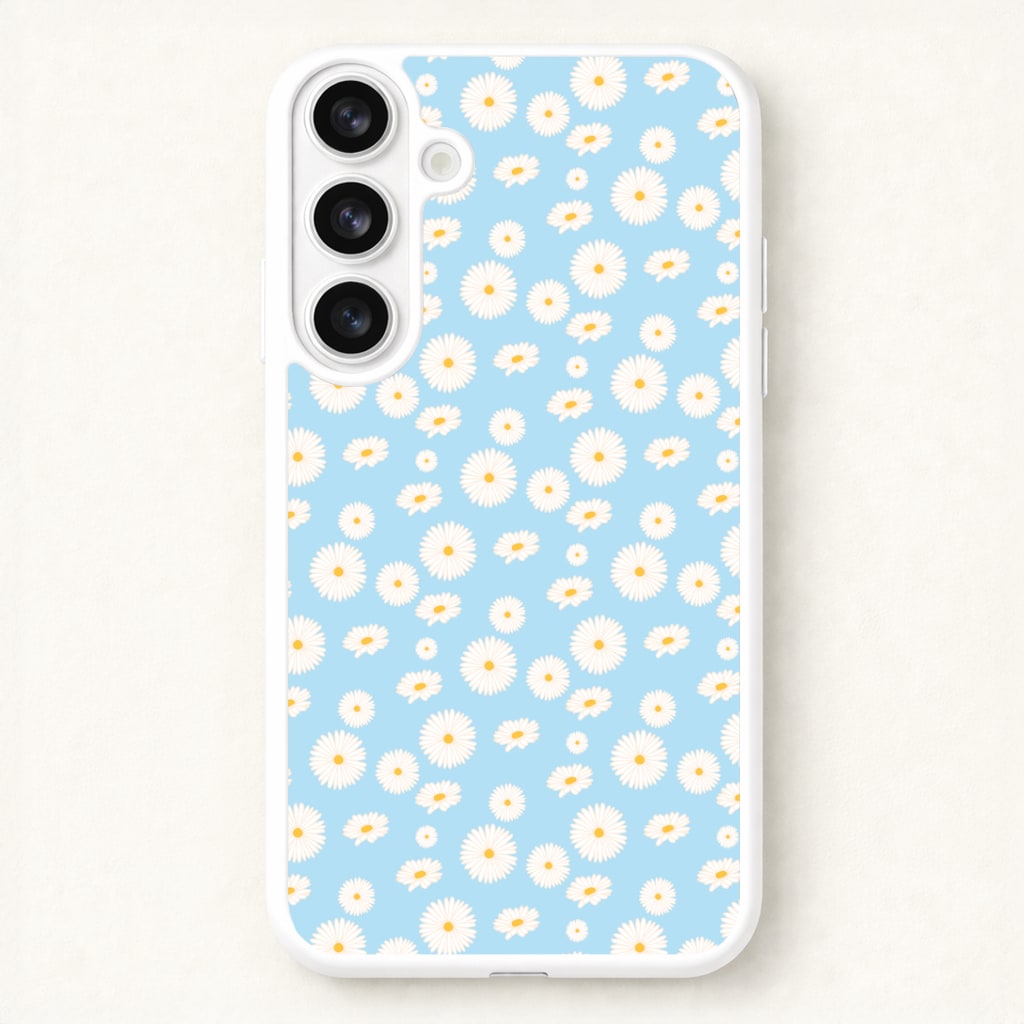 Blue Daisies - Floral Phone Case for Galaxy S26 Plus