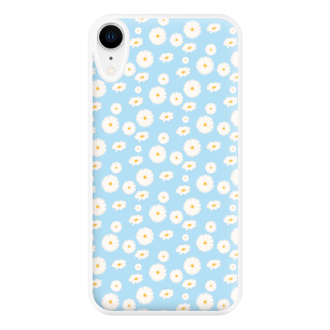 Blue Daisies - Floral Phone Case for iPhone XR