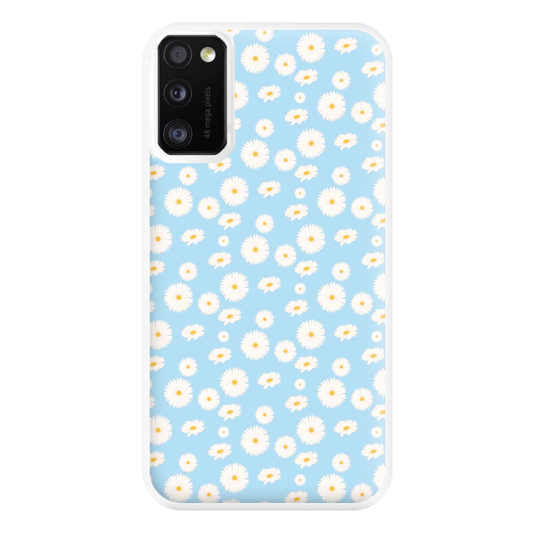 Blue Daisies - Floral Phone Case for Galaxy A41