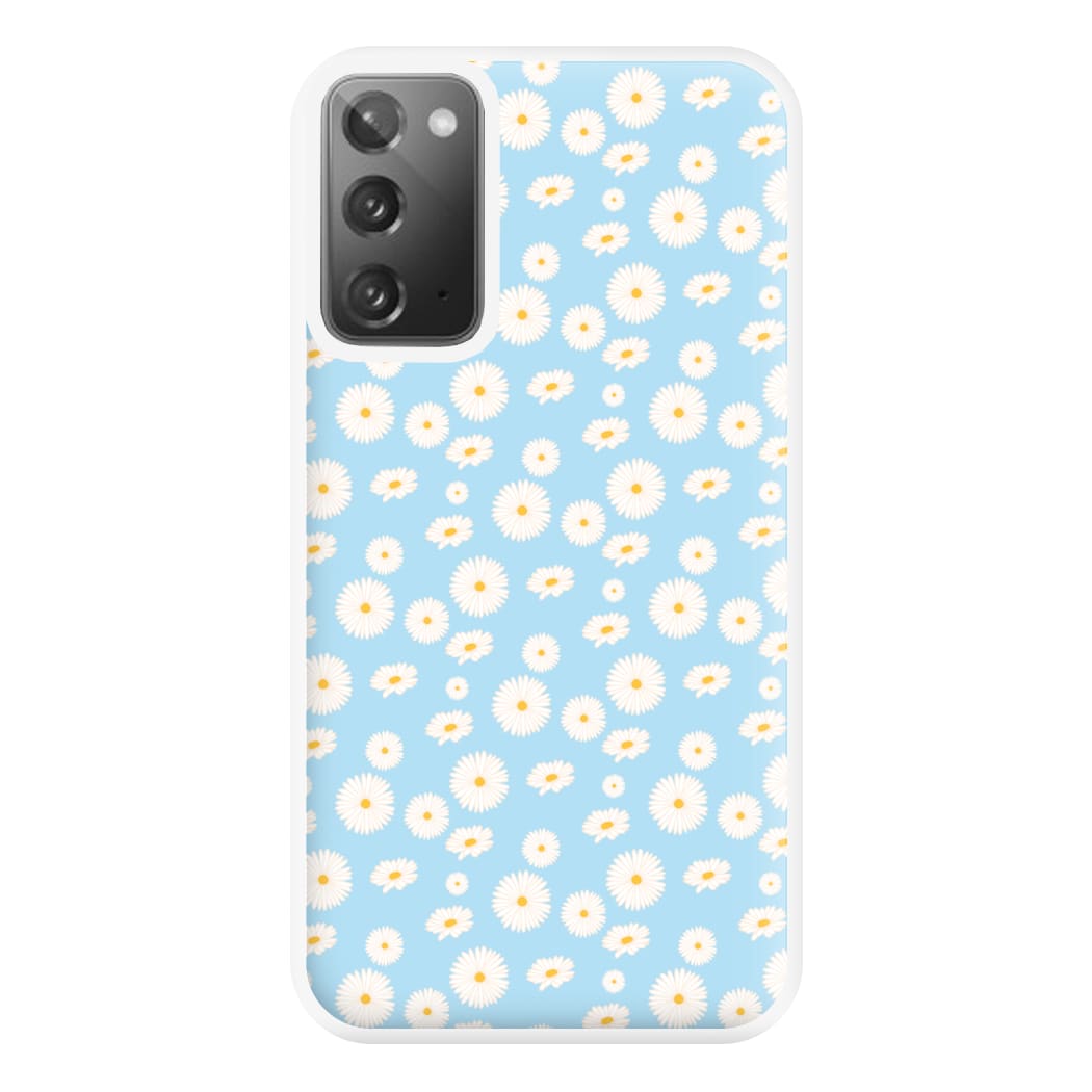 Blue Daisies - Floral Phone Case for Galaxy Note 20 Ultra