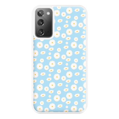 Blue Daisies - Floral Phone Case for Galaxy Note 20 Ultra