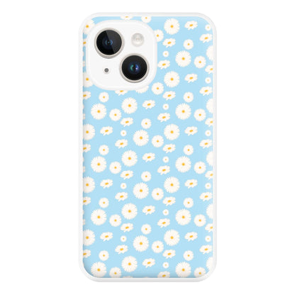 Blue Daisies - Floral Phone Case for iPhone 14 Plus