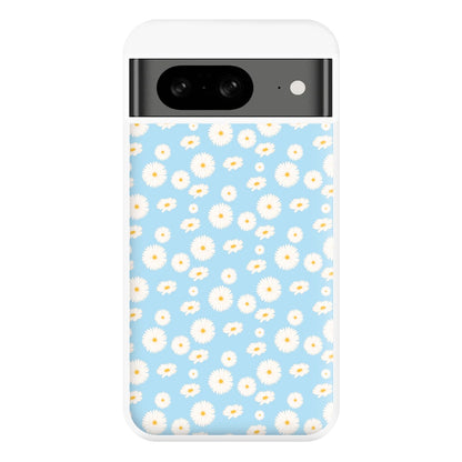 Blue Daisies - Floral Phone Case for Google Pixel 8