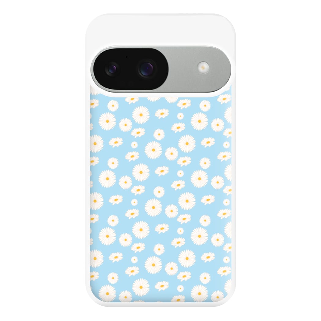 Blue Daisies - Floral Phone Case for Google Pixel 9 / 9 Pro