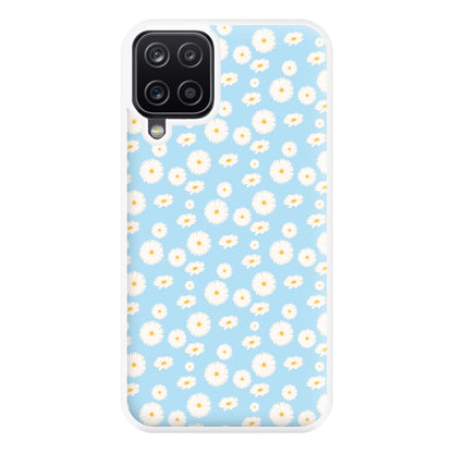 Blue Daisies - Floral Phone Case for Galaxy A12