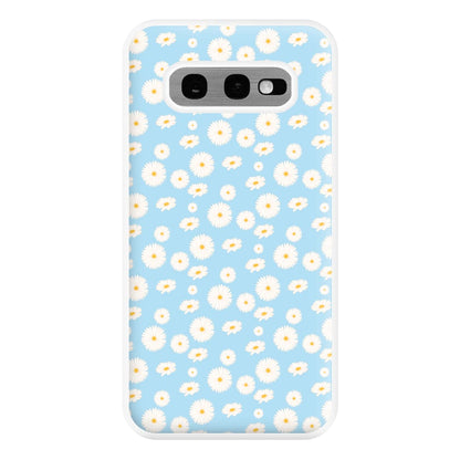 Blue Daisies - Floral Phone Case for Galaxy S10e