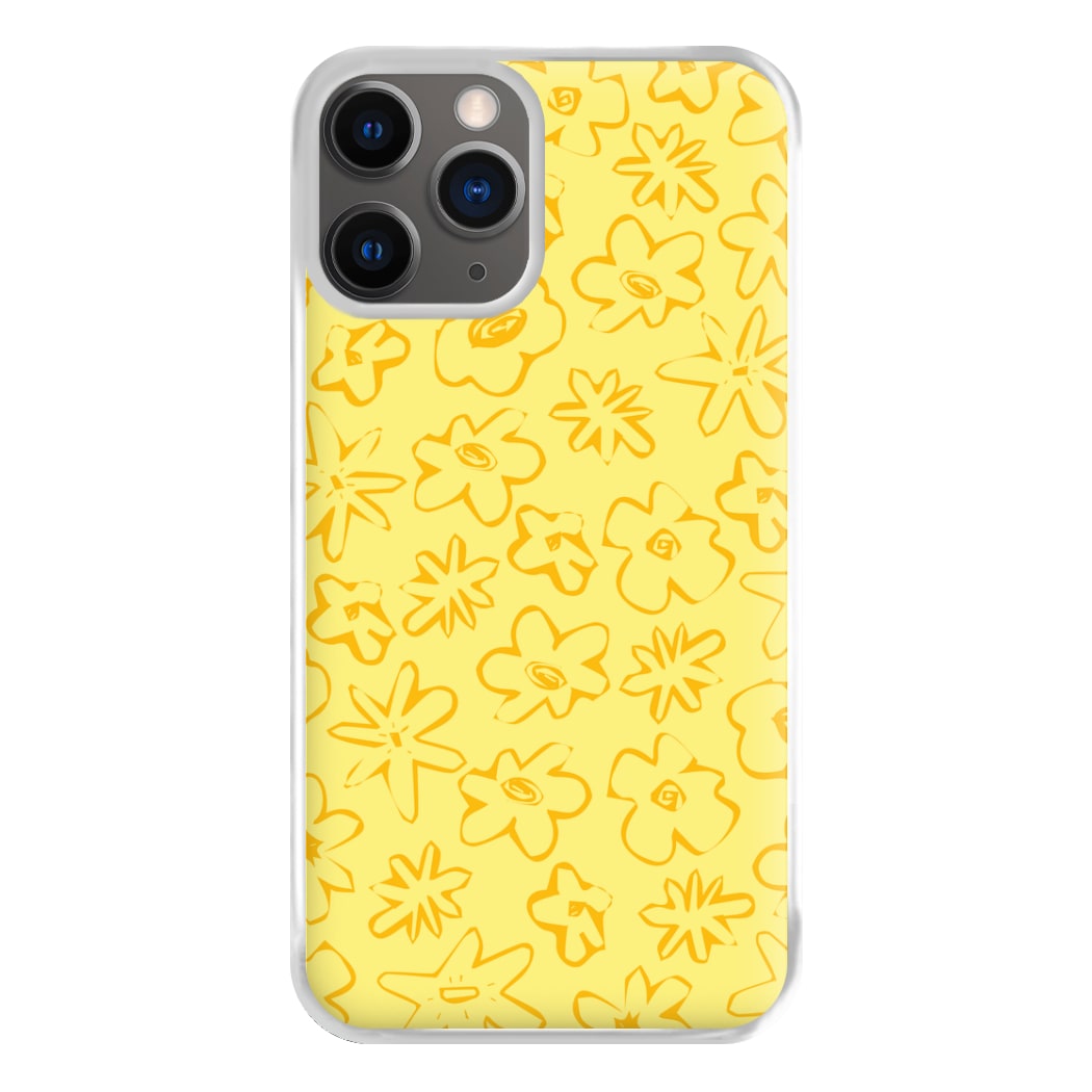 Yellow And Orange - Floral Patterns Phone Case for iPhone 12 Pro Max